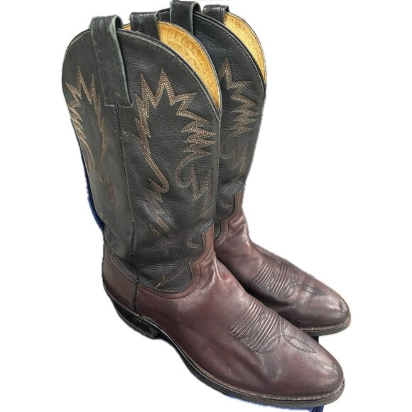 Vintage Dan Post Marlboro Men’s Boots Size 9 main image 7